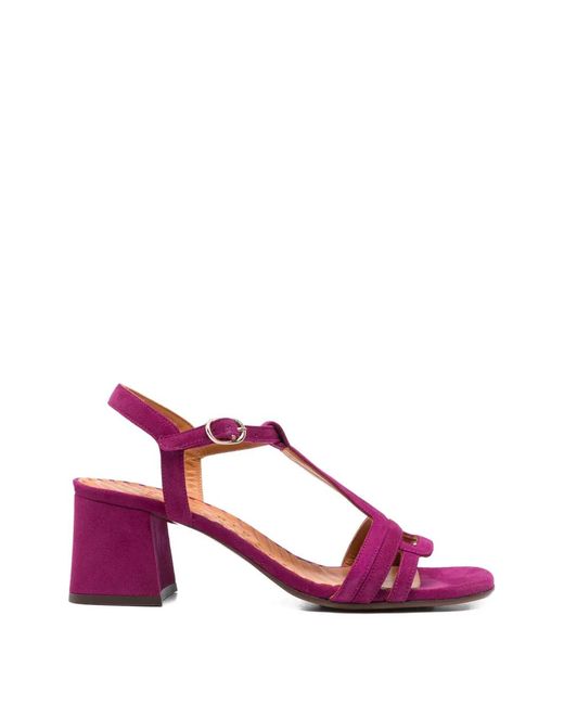 Chie Mihara Pink Liluce Suede Sandals