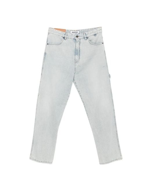 DARKPARK White John Relaxed-Fit Jeans for men