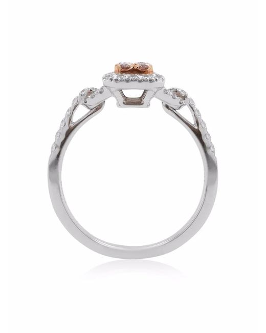 HYT Jewelry White Platinum Argyle Diamond Engagement Ring