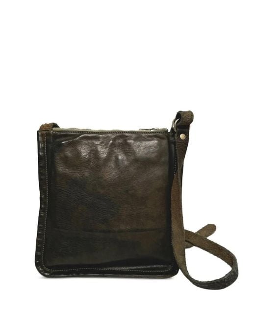 Guidi Black W4 Leather Shoulder Bag