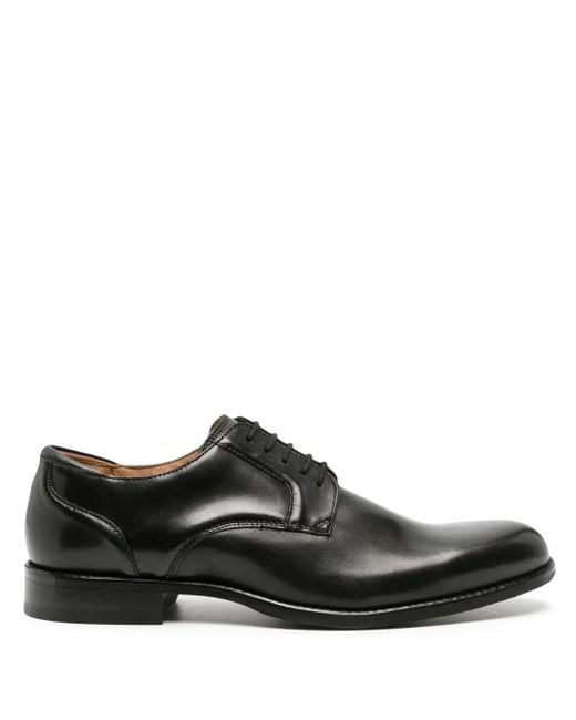 Clarks Black Craft Arlo Lace Leather Derby Shoes for men