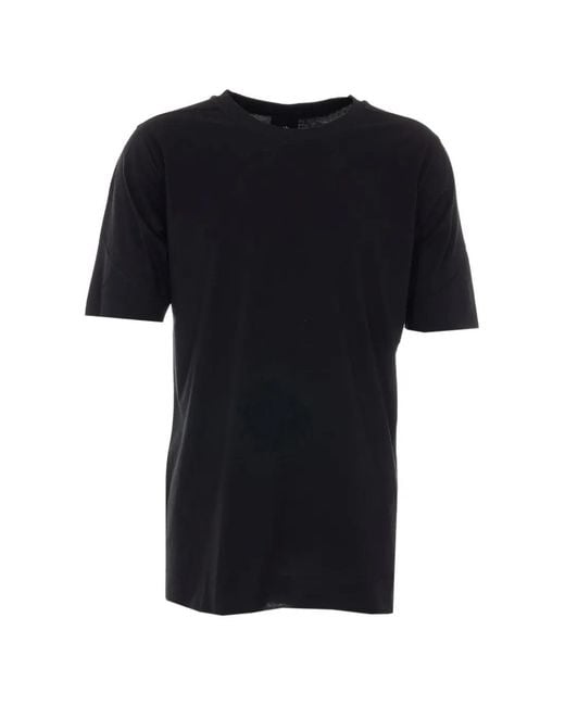 Thom Krom Black M Ts 924 Crewneck T-Shirt for men