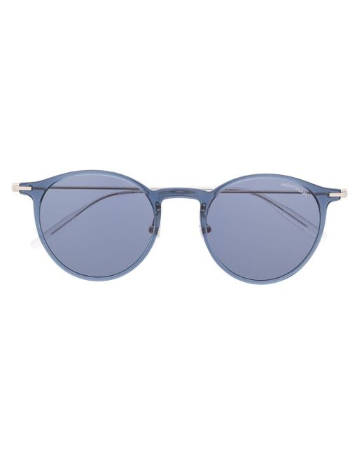 Montblanc Transparente Sonnenbrille in Metallic für Herren