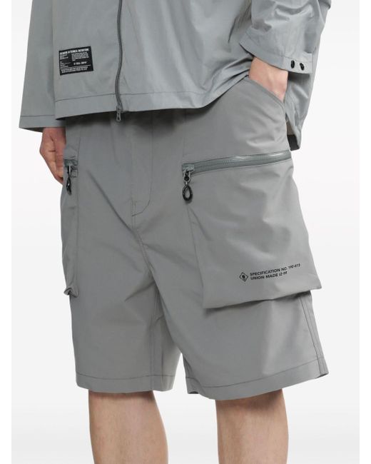 Izzue Cargo-Shorts mit Logo-Patch in Gray für Herren