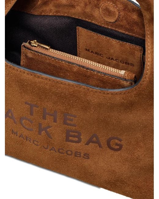 Sac The Suede Mini Sack Marc Jacobs en coloris Brown