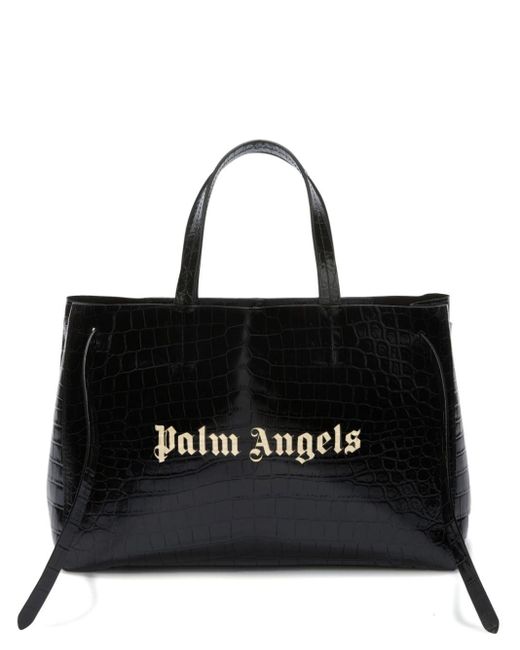 Palm Angels Black Handtasche aus Leder