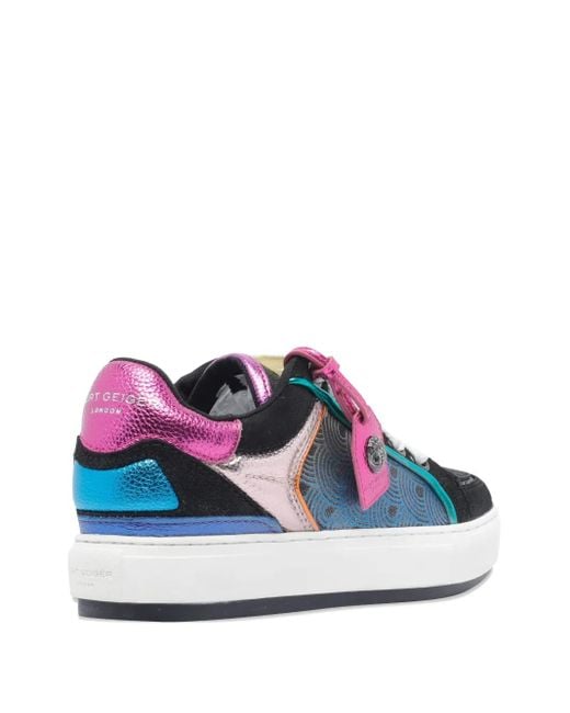 Kurt Geiger Blue Southbank Tag Sneakers