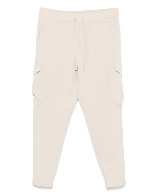 Pantalones de chándal con parche del logo Boss de hombre de color Natural