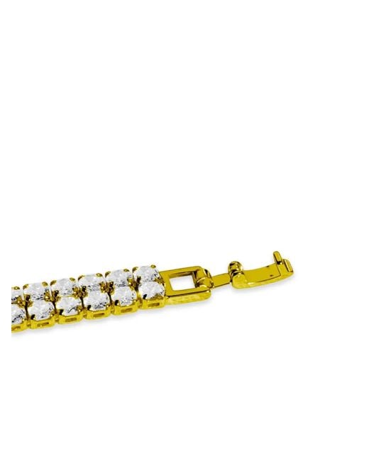 Hzmer Jewelry Metallic Sunspill Drops Tennis Bracelet