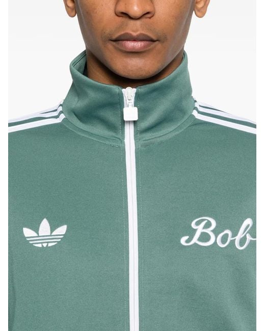 Chaqueta De Chándal Con Tres Rayas Adidas de hombre de color Blue