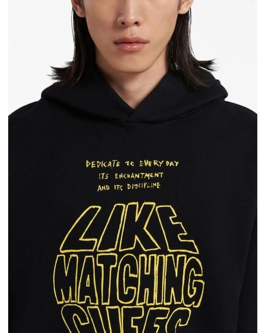 Marni Black Sweatshirt With Print for men