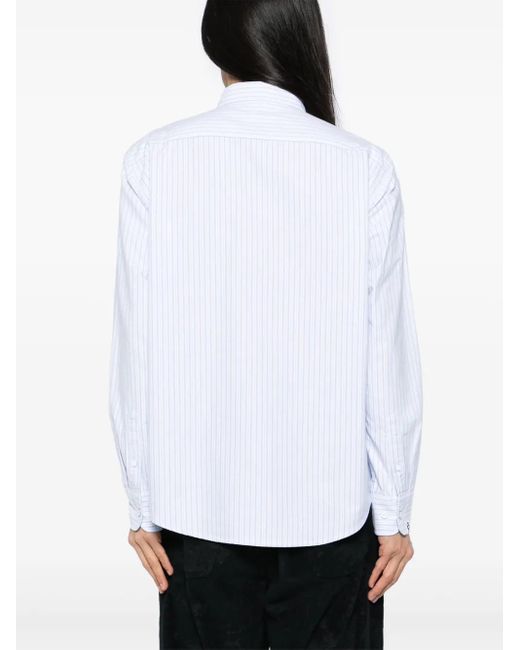 Aape By A Bathing Ape White Logo-Patch Shirt for men
