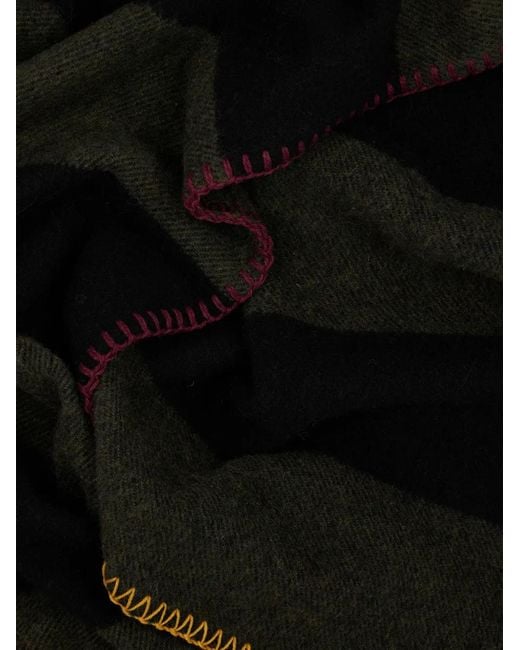 Paul Smith Black Striped Scarf for men