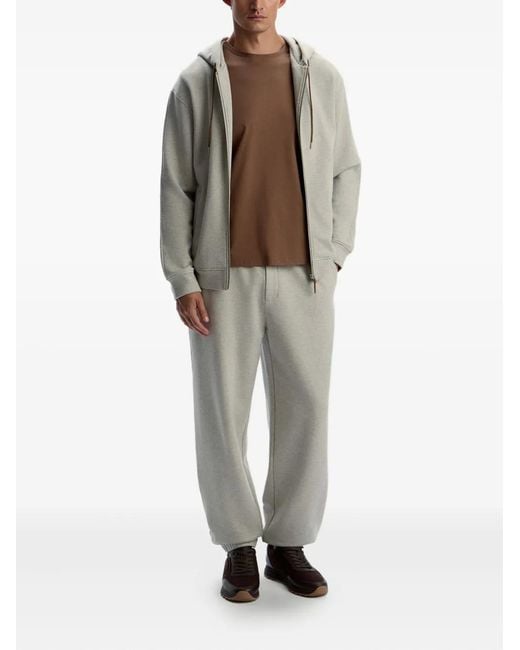 12 STOREEZ Gray Drawstring Trousers for men