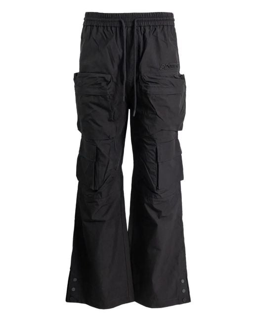 Amiri Black Cargo Pocket Trousers for men