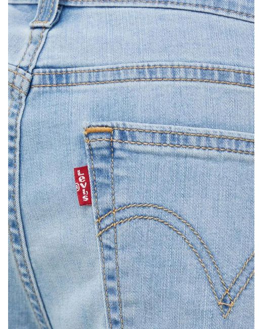 Levi's Blue Logo-Patch Jeans