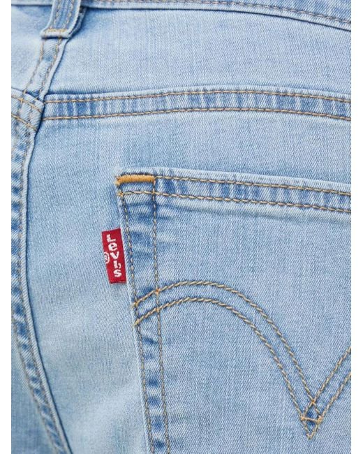 Levi's Blue Logo-Patch Jeans