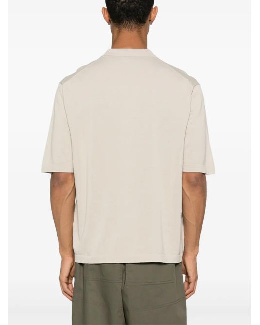 Aspesi White Short Sleeves Bowling Shirt Clothing for men