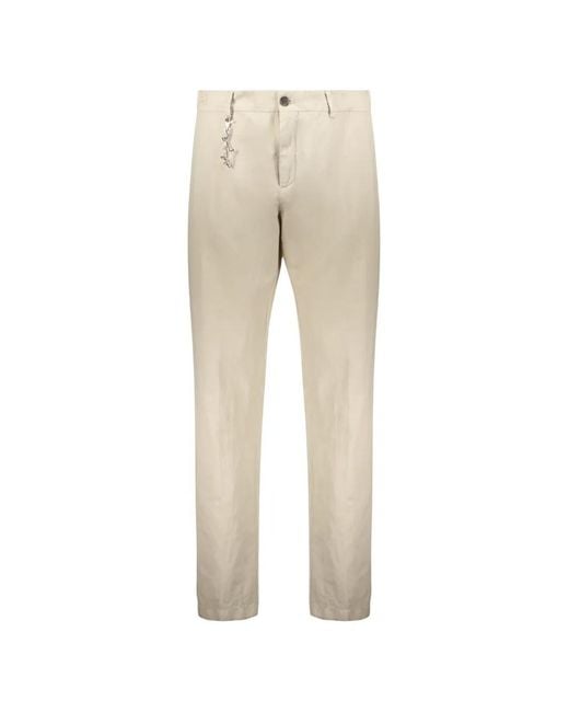 Paul & Shark Natural Buttoned Trousers for men