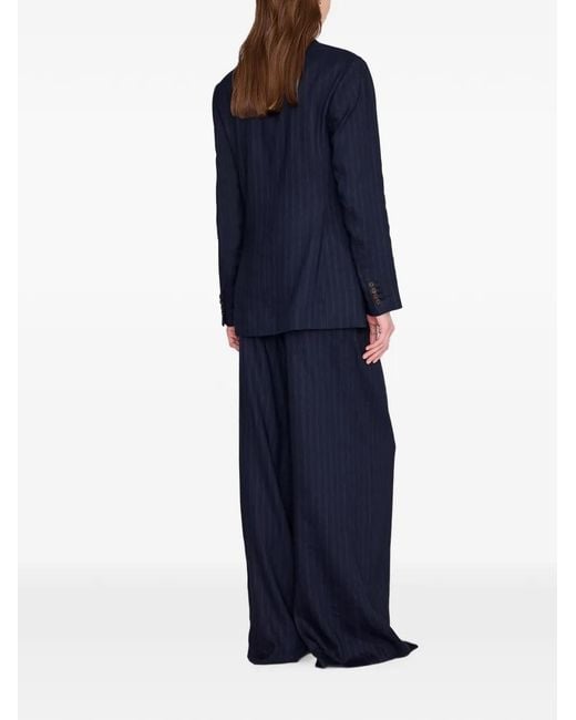 Anine Bing Blue Aretha Blazer