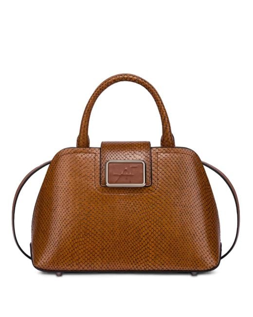 Alberta Ferretti Albi 33 ハンドバッグ Brown