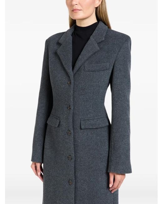 Florence & Fortitude Blue Buttoned Coat