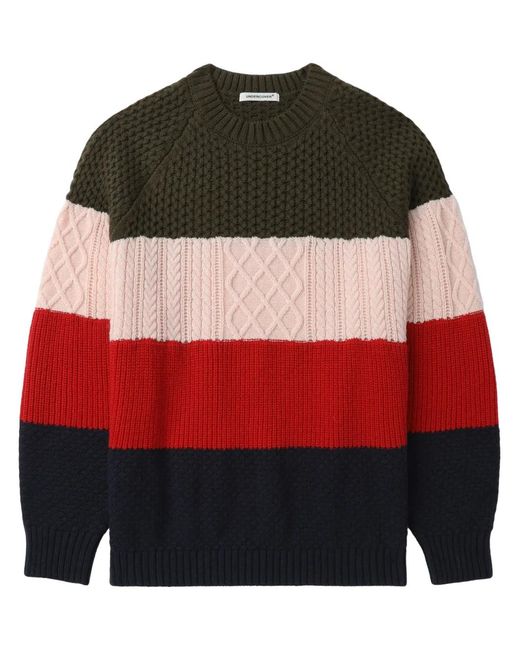 Pull À Design Colour Block Undercover pour homme en coloris Red