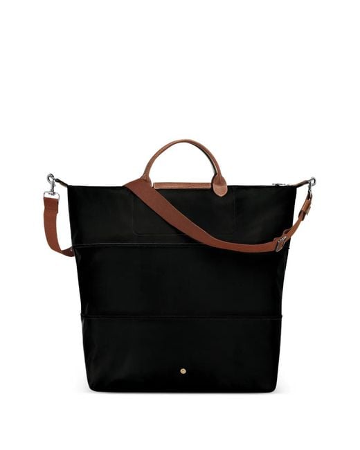 Borsone Le Pliage Espandibile di Longchamp in Black