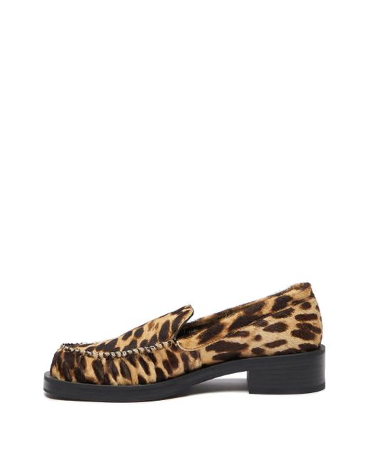 Stuart Weitzman Brown 40Mm Grayson Loafers
