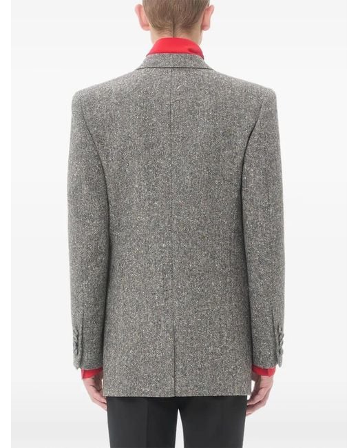 Valentino Garavani Gray Double-Breasted Jacket for men