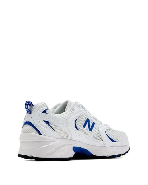 New Balance White 530 Lace-Up Sneakers
