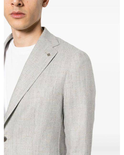 Tagliatore Gray Monte Carlo Jacket Clothing for men