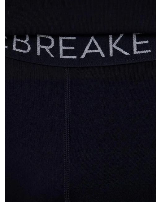 Icebreaker Black Short À Taille À Logo for men