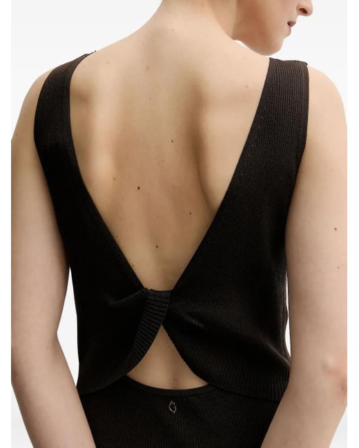 Vestido con espalda abierta Guess de color Black