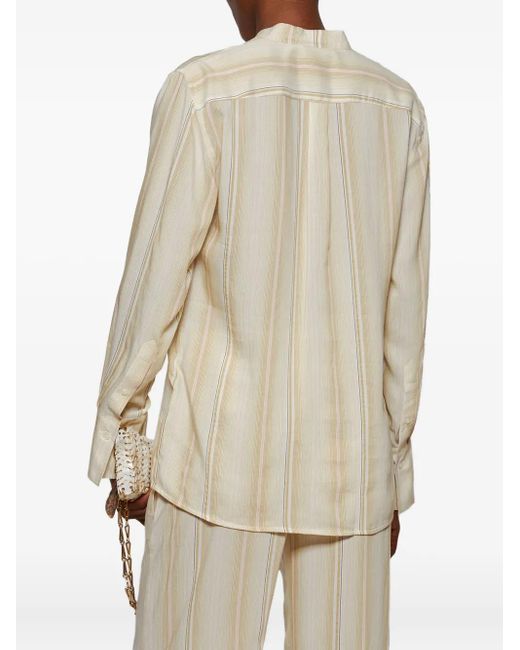 Chemise À Rayures Victoria Beckham en coloris White