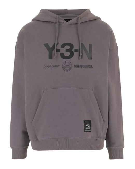 Adidas Gray X Neighborhood Drawstring Hoodie for men