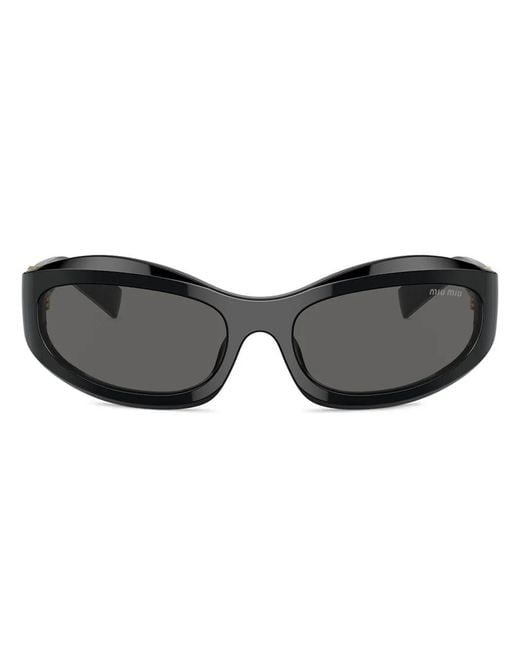 Miu Miu Black Glimpse Sunglasses