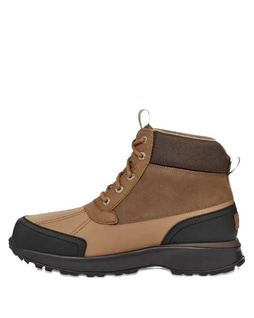 Ugg Brown Emmett Duck Lace-Up Boots for men