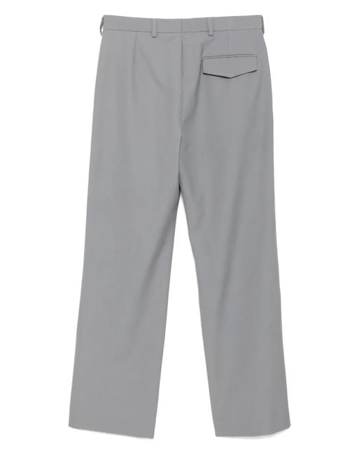 Rier Gray Wool Trousers for men