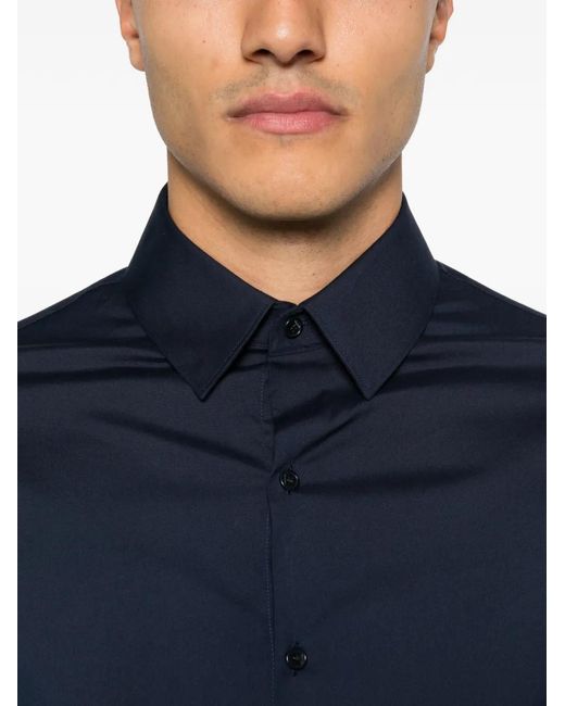 Sandro Blue Plain Shirt for men