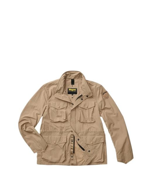 Blauer Natural Whipple Multi-Pocket Windbreaker Jacket for men