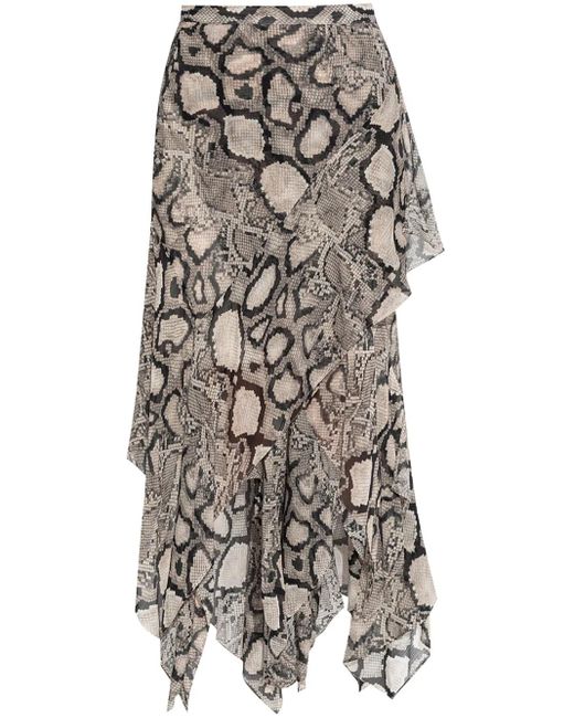 Jupe Cassie À Coupe Mi-Longue AllSaints en coloris Natural