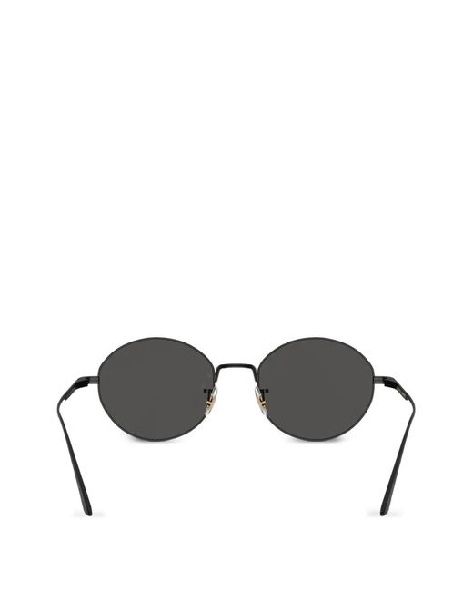 Oliver Peoples Gray 1994C Round Frame Sunglasses