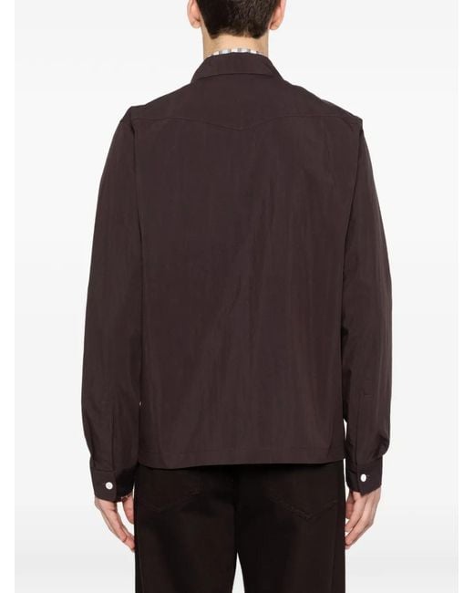 NN07 Brown Virgil Zip Pocket Jacket for men