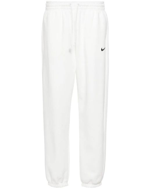 Nike White Jogginghose Mit Swoosh-Stickerei