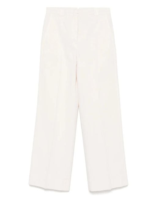 Incotex Straight Broek in het White
