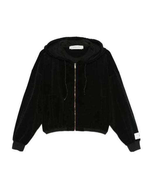 Golden Goose Deluxe Brand Black Cotton-Blend Hoodie With Zip