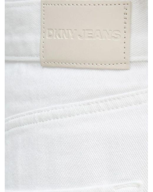 DKNY Denim Shorts in het White