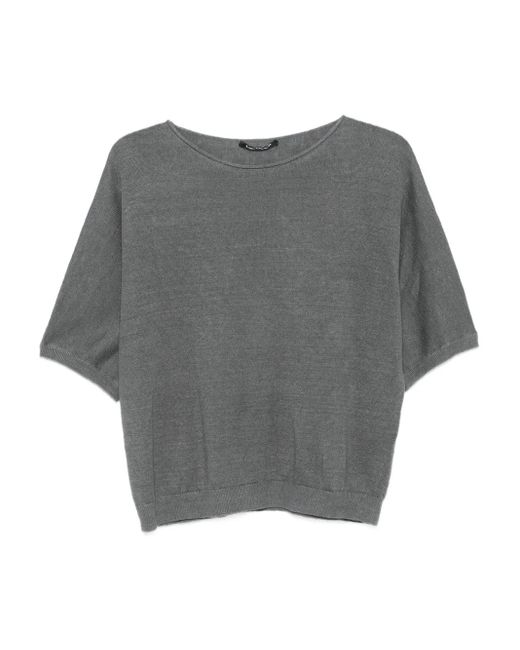 Top A Maniche Corte di Luisa Cerano in Gray
