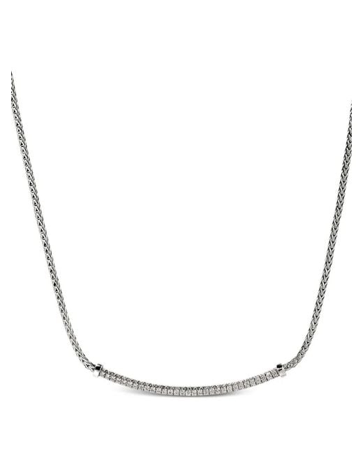 John Hardy White Jh Essential Diamond Necklace